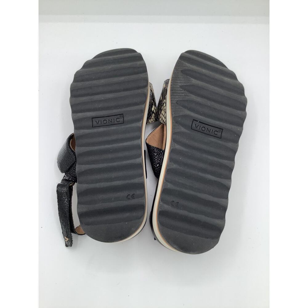 Vionic Size 8 Slide Wedges Snake Print Sandals - image 2